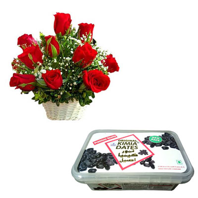 "Flower basket, Kimia Dates 400Gms (1 pack) - Click here to View more details about this Product